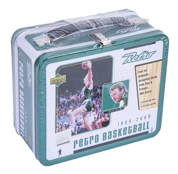 1999-00 Upper Deck Retro Basketball Sealed Lunch Box Tin (24 Packs)